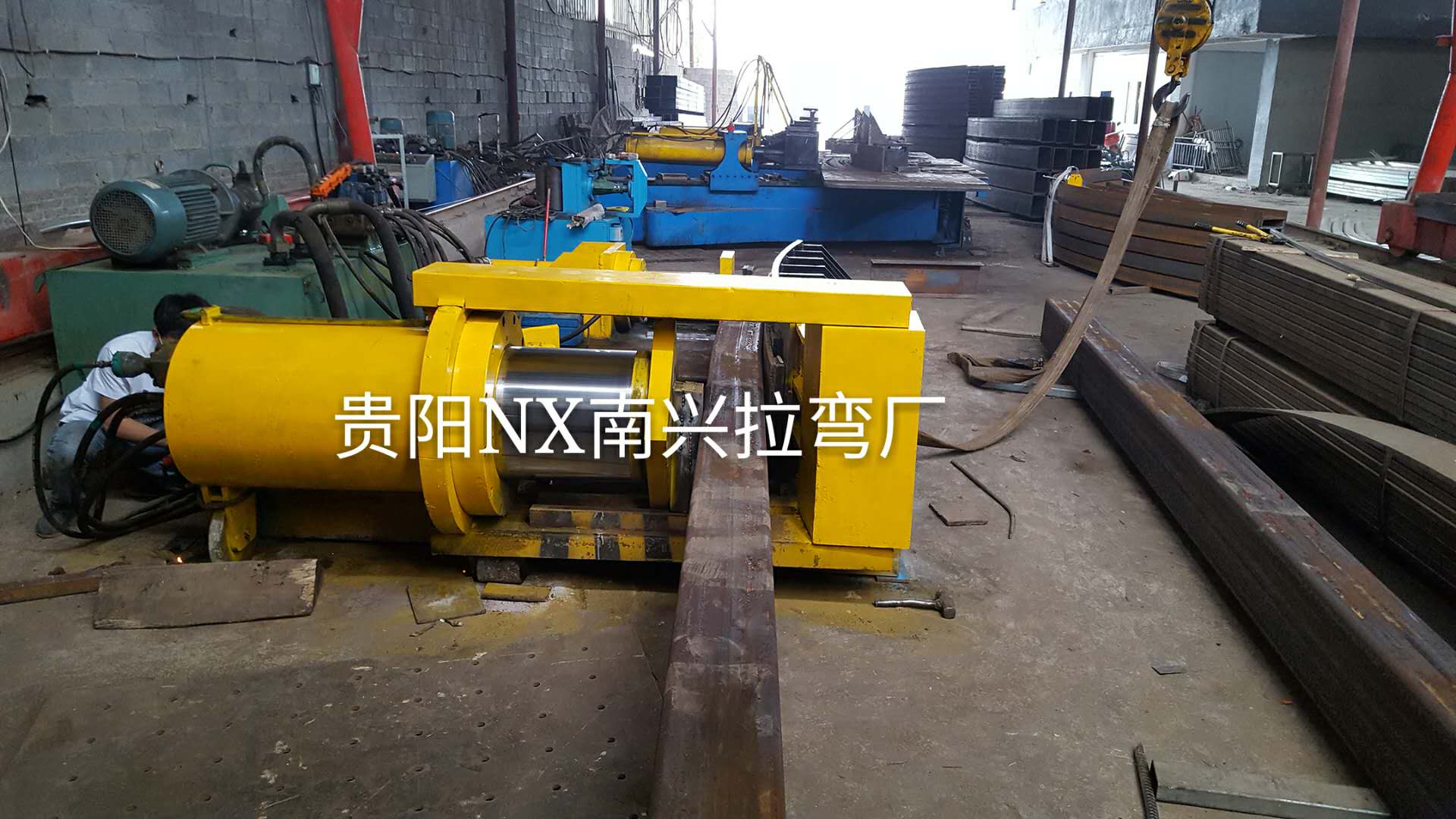 型材拉弯生产过程的控制